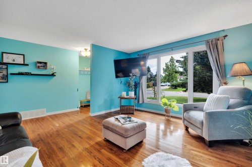 7416 33 Avenue Nw, Edmonton, AB - Indoor Photo Showing Living Room