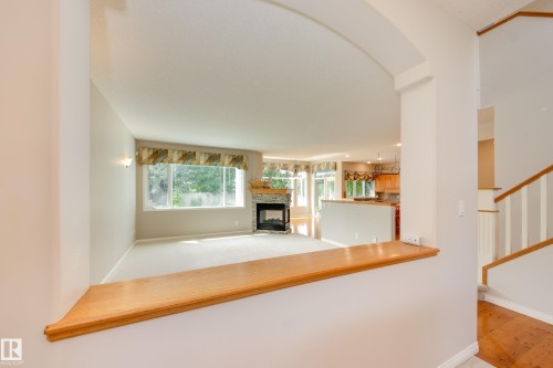 11503 15 Avenue Nw, Edmonton, AB - Indoor Photo Showing Other Room With Fireplace