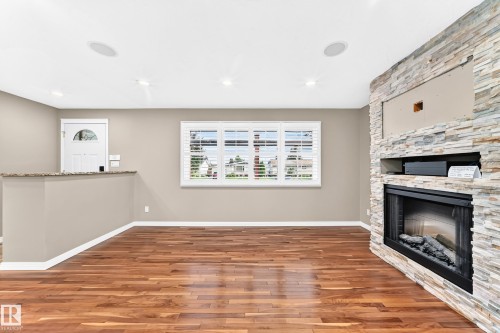 6307 92A Avenue Nw, Edmonton, AB - Indoor With Fireplace