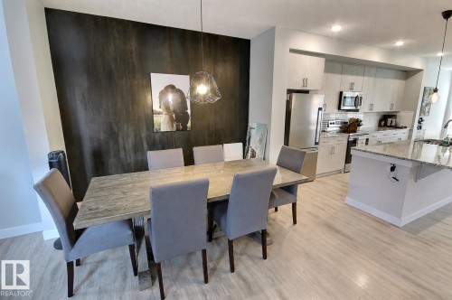 17455 77 Street Nw, Edmonton, AB - Indoor Photo Showing Dining Room