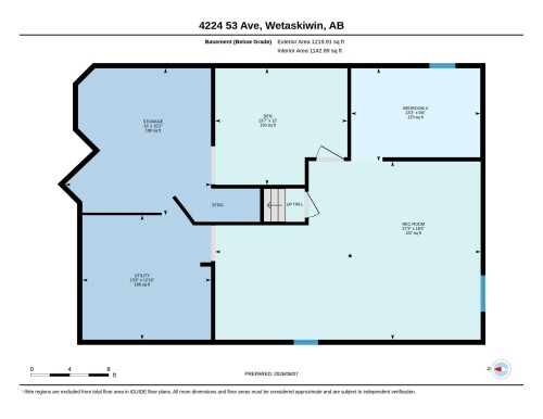 Floor plan - 4224 53 Ave, Wetaskiwin, AB - Other