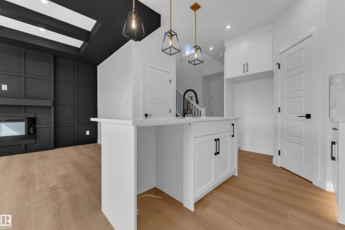 10709 98 Street, Morinville, AB - Indoor With Fireplace