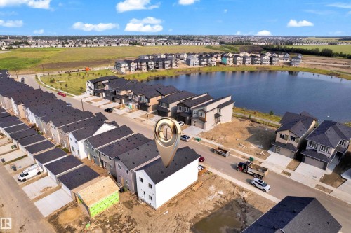 458 Crystal Creek Link, Leduc, AB - Outdoor With Body Of Water With View