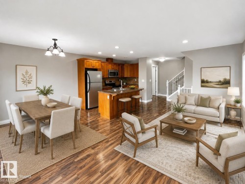 27 Deer Coulee Drive, Didsbury, AB - Indoor Photo Showing Living Room