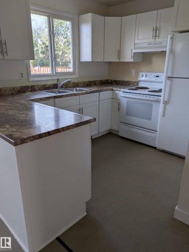 13818 114 Street Nw, Edmonton, AB - Indoor Photo Showing Kitchen With Double Sink