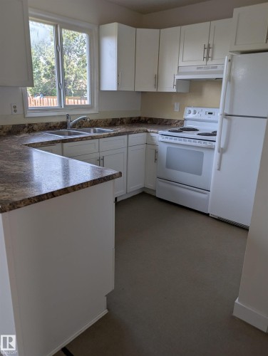 13818 114 Street Nw, Edmonton, AB - Indoor Photo Showing Kitchen With Double Sink