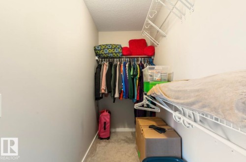 Built-in closet system with shelving and hanging rods - 12737 205 Street Nw, Edmonton, AB - Indoor