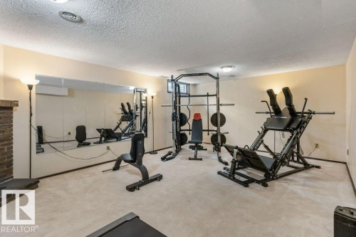 3237 132A Avenue Nw, Edmonton, AB - Indoor Photo Showing Gym Room