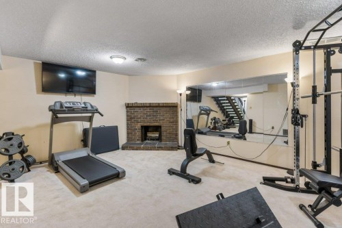 3237 132A Avenue Nw, Edmonton, AB - Indoor Photo Showing Gym Room
