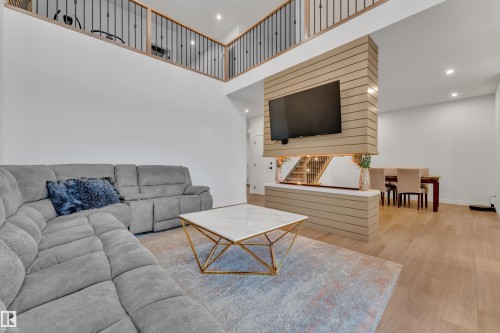 4514 63 Street, Beaumont, AB - Indoor Photo Showing Living Room