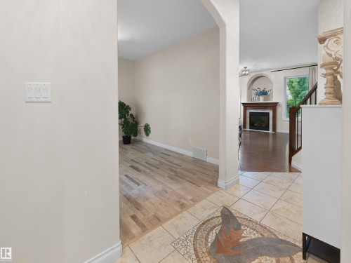 8708 207 Street Nw, Edmonton, AB - Indoor Photo Showing Other Room With Fireplace