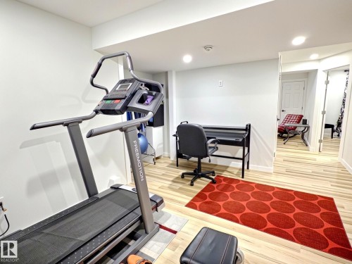 #17 10 Blackburn Dr Sw, Edmonton, AB - Indoor Photo Showing Gym Room