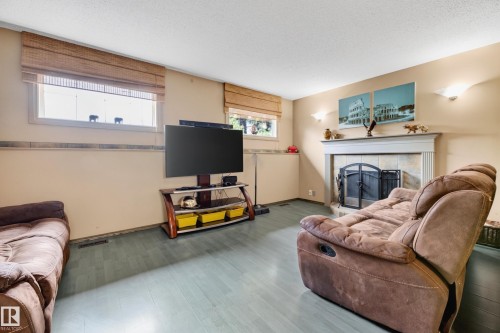 13204 47 Street Nw, Edmonton, AB - Indoor Photo Showing Other Room With Fireplace