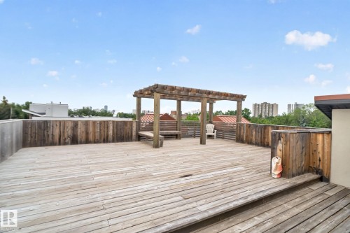 #301 10006 83 Av Nw, Edmonton, AB - Outdoor With Deck Patio Veranda With Exterior