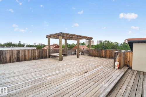 #301 10006 83 Av Nw, Edmonton, AB - Outdoor With Deck Patio Veranda With Exterior