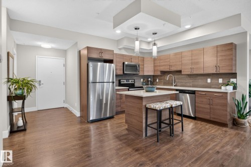 #301 10006 83 Av Nw, Edmonton, AB - Indoor Photo Showing Kitchen