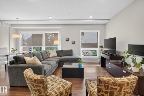 #301 10006 83 Av Nw, Edmonton, AB - Indoor Photo Showing Living Room