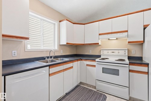 2050 Tanner Wynd Nw, Edmonton, AB - Indoor Photo Showing Kitchen With Double Sink