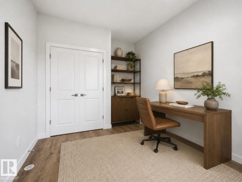 virtually staged - 911 18 Avenue Nw, Edmonton, AB - Indoor Photo Showing Office