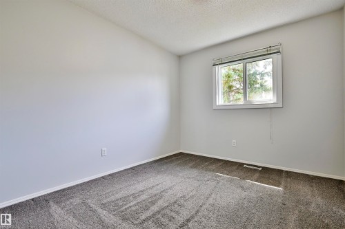 Textured carpeting, a white window frame, and a neutral wall color - 15529 95 Avenue Nw, Edmonton, AB - Indoor Photo Showing Other Room