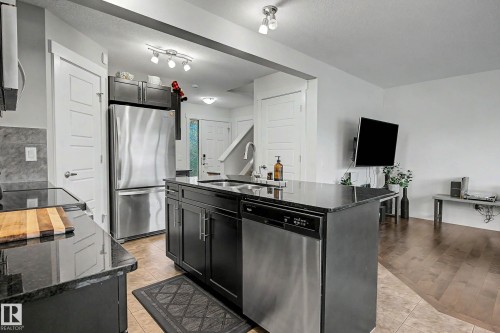 9436 230 Street Nw, Edmonton, AB - Indoor Photo Showing Kitchen With Double Sink