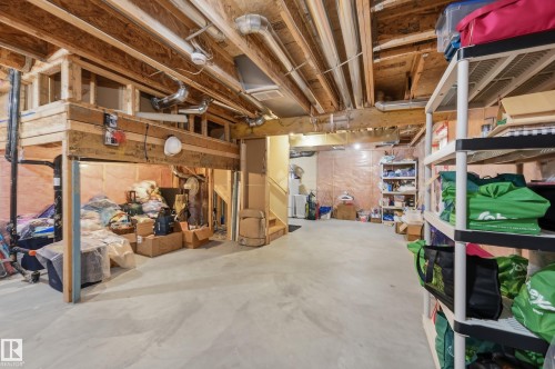 Lower level ready for your finishing touches. - 1516 76 Street Sw, Edmonton, AB - Indoor Photo Showing Basement