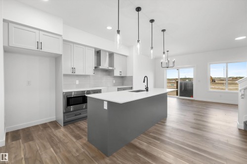 2035 Callihoo Link Sw, Edmonton, AB - Indoor Photo Showing Kitchen With Upgraded Kitchen