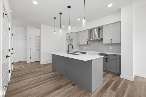 2035 Callihoo Link Sw, Edmonton, AB - Indoor Photo Showing Kitchen With Upgraded Kitchen