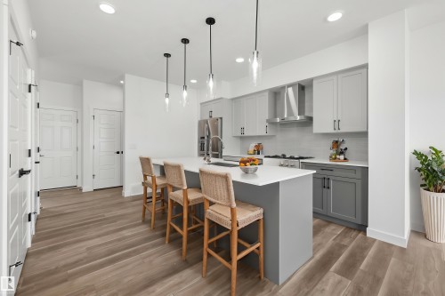 2035 Callihoo Link Sw, Edmonton, AB - Indoor Photo Showing Kitchen With Upgraded Kitchen