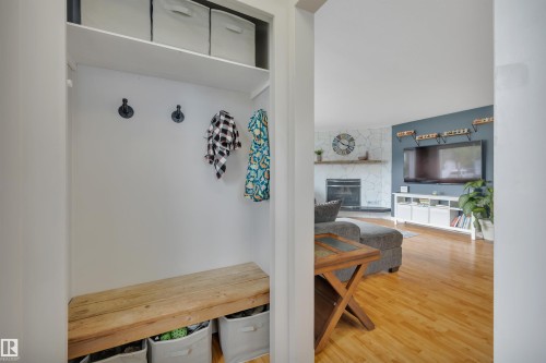 5116 47 Avenue, Leduc, AB - Indoor With Fireplace