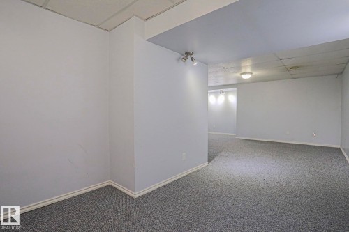 Expansive room featuring wall-to-wall carpeting and multiple lighting fixtures - #45 1651 46 St Nw, Edmonton, AB - Indoor Photo Showing Other Room