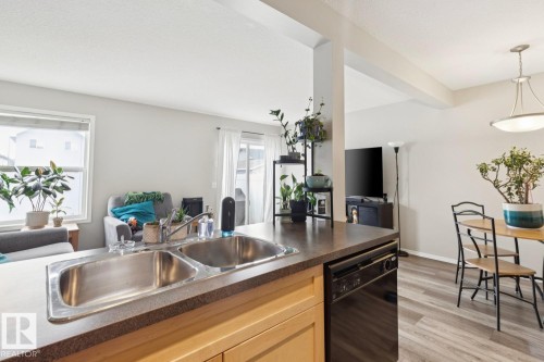 #22 230 Edwards Dr Sw, Edmonton, AB - Indoor Photo Showing Kitchen With Double Sink