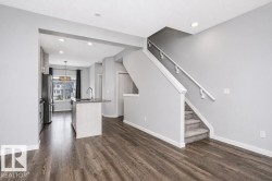 Wood-finish flooring throughout the main level - 