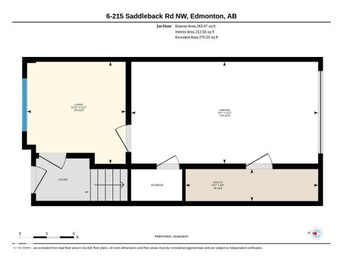 Floor plan - #6 215 Saddleback Rd Nw, Edmonton, AB - Other
