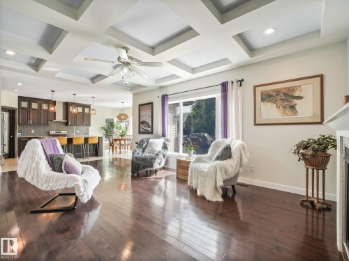 Open Concept, lots of natural light! - 30 Shorewood Crescent, Leduc, AB - Indoor Photo Showing Living Room