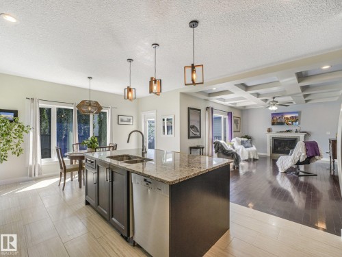 So much space - 30 Shorewood Crescent, Leduc, AB - Indoor Photo Showing Kitchen With Double Sink With Upgraded Kitchen
