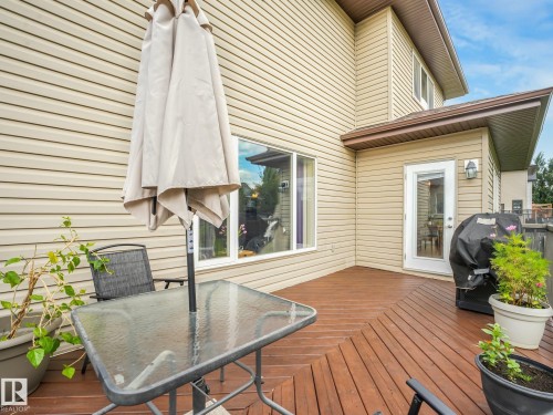 new deck - 30 Shorewood Crescent, Leduc, AB - Outdoor With Deck Patio Veranda With Exterior