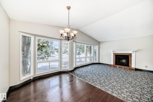 8516 190 Street Nw, Edmonton, AB - Indoor With Fireplace