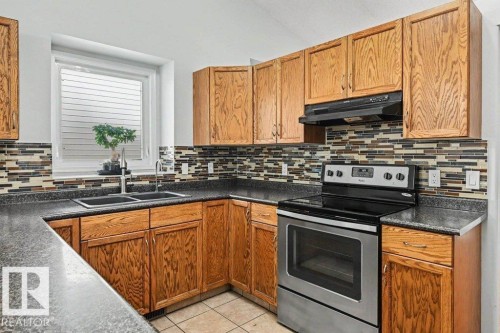 10 Oakridge Drive, St. Albert, AB - Indoor Photo Showing Kitchen With Double Sink