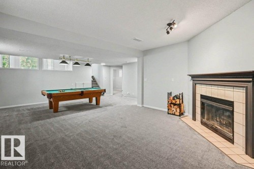 10 Oakridge Drive, St. Albert, AB - Indoor Photo Showing Other Room With Fireplace