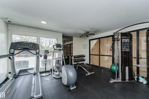 #1806 12303 Jasper Av Nw, Edmonton, AB - Indoor Photo Showing Gym Room