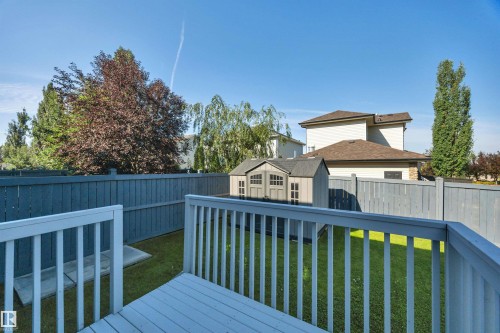 #1 5101 Soleil Bv, Beaumont, AB - Outdoor With Deck Patio Veranda With Backyard