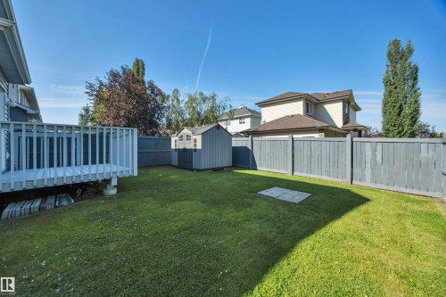 #1 5101 Soleil Bv, Beaumont, AB - Outdoor With Backyard