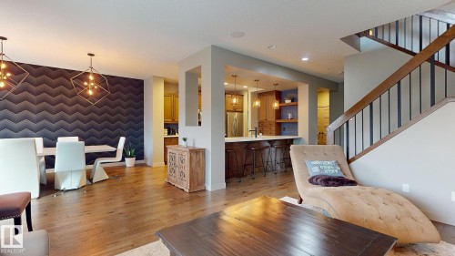 223 Hawks Ridge Boulevard Nw, Edmonton, AB - Indoor Photo Showing Living Room
