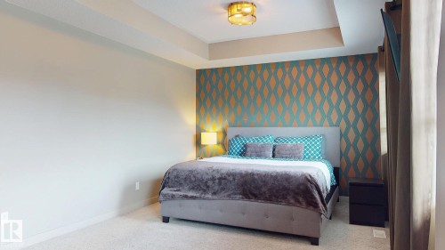 223 Hawks Ridge Boulevard Nw, Edmonton, AB - Indoor Photo Showing Bedroom
