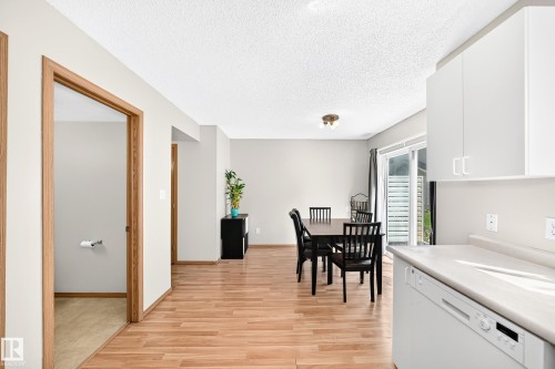 View from Kitchen - #158 180 Bridgeport Bv, Leduc, AB - Indoor Photo Showing Dining Room