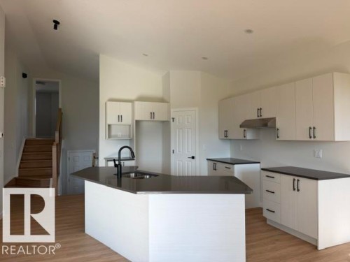 4215 55 Avenue, Lamont, AB - Indoor Photo Showing Kitchen With Double Sink