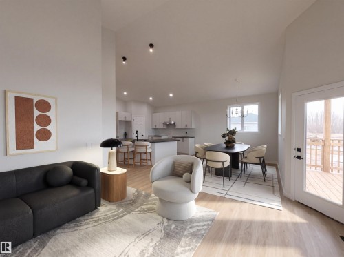 4215 55 Avenue, Lamont, AB - Indoor Photo Showing Living Room