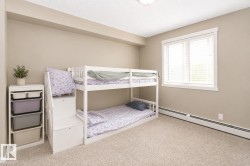 Neutral wall color, light-toned carpet, and white window trim - 