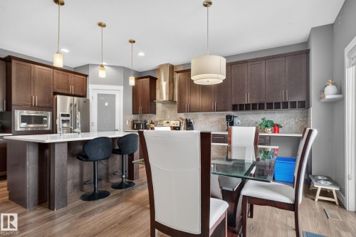 2225 Calhoun Link Link Sw, Edmonton, AB - Indoor Photo Showing Kitchen With Upgraded Kitchen